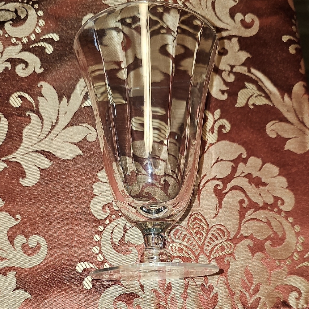 Fostoria Glass Crystal Footed Ice Tea Tumblers, Set of 5 - Picture 9 of 11